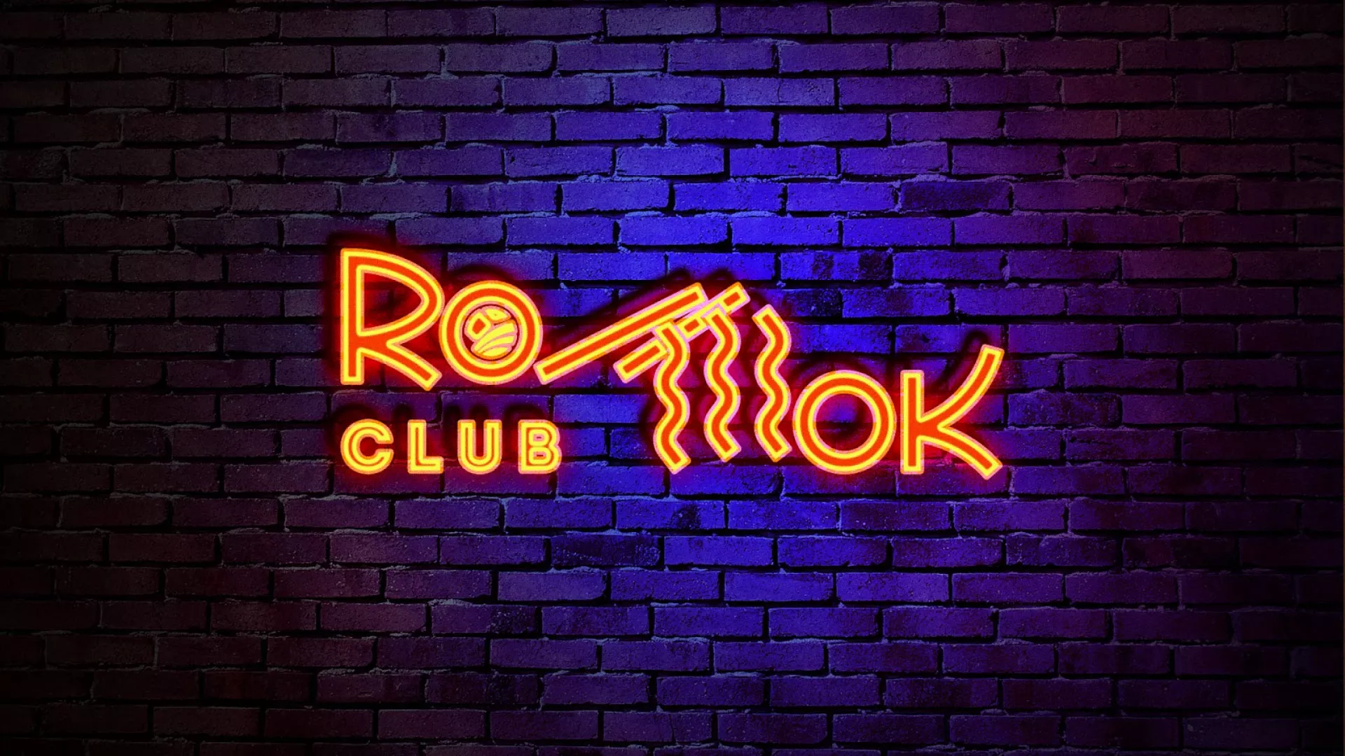Разработка интерьерной вывески суши-бара «Roll Wok Club» в Семилуках